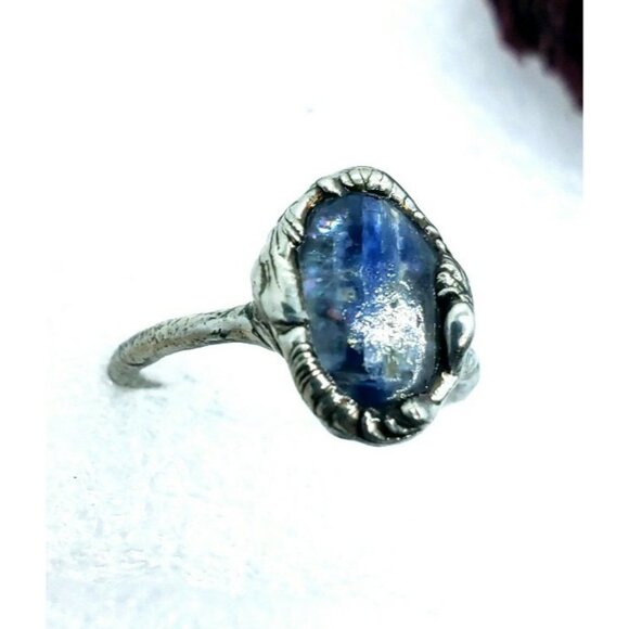 Kyanite crystal ring Size 7 - Picture 4 of 11